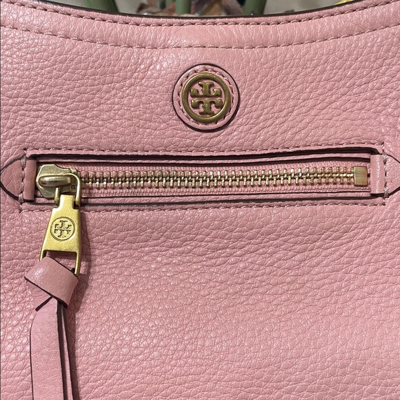 Tory Burch Francis Mini Blush Pink Crossbody Bag with Gold Accents - Picture 2 of 10